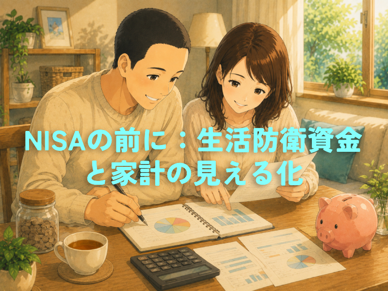 生活防衛資金と家計の見える化を先にする理由